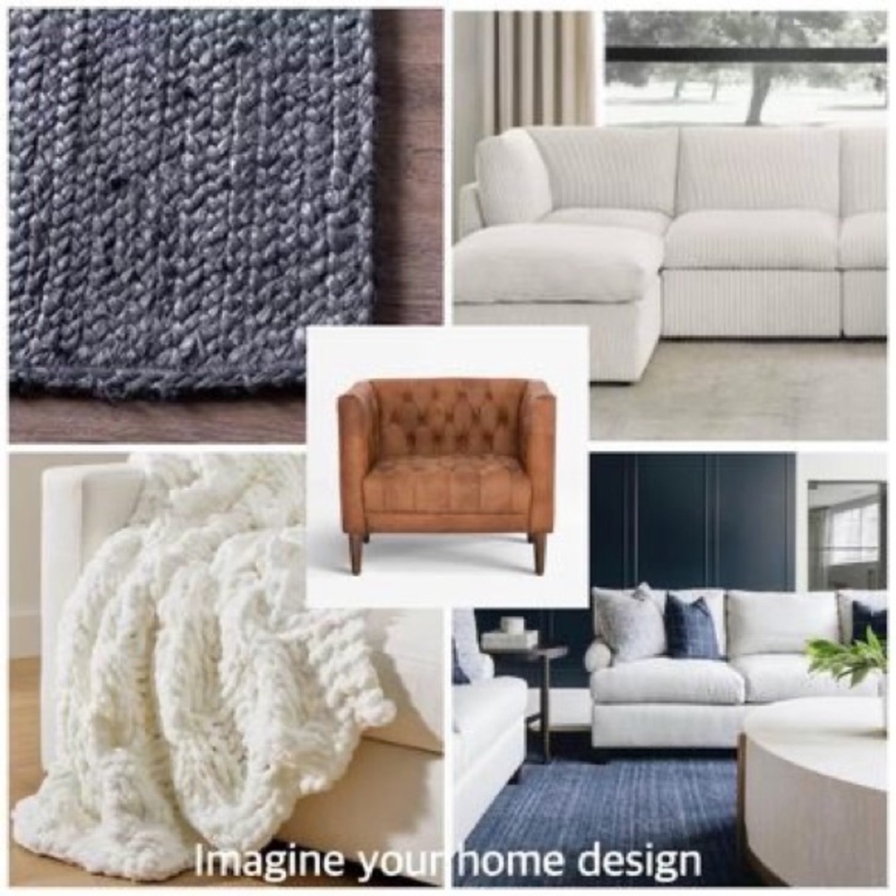 Rigo Chunky Loop Jute Navy 8x10 ft. Farmhouse Area Rug